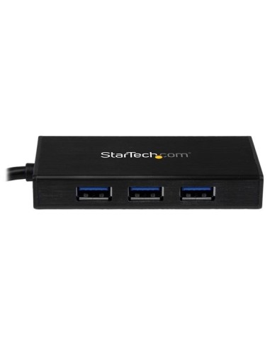 StarTech.com Hub Portatile USB 3.0 con Adattatore NIC Ethernet Gigabit Gbe in alluminio con cavo - UASP
