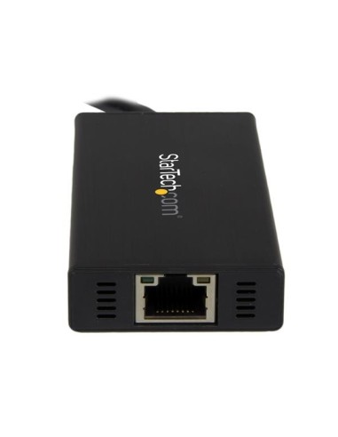 StarTech.com Hub Portatile USB 3.0 con Adattatore NIC Ethernet Gigabit Gbe in alluminio con cavo - UASP