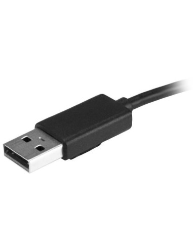 StarTech.com Hub USB 2.0 portatile a 4 porte con cavo integrato - Perno e Concentratore USB compatto - Mini Hub USB2.0