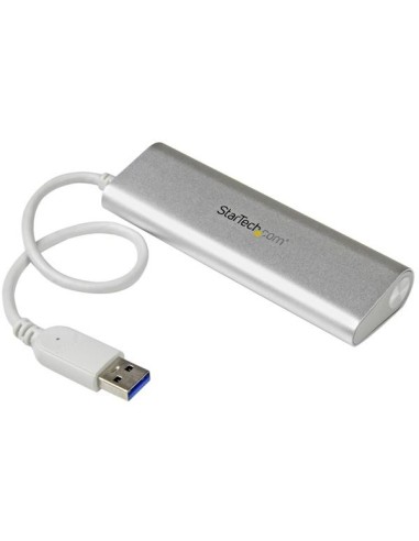 StarTech.com Hub USB 3.0 a 4 porte compatto e portatile con cavo integrato