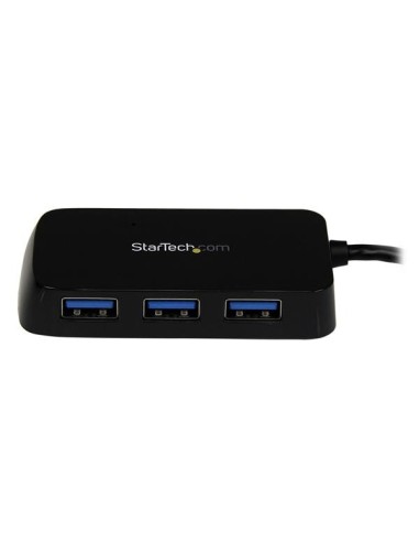 StarTech.com Hub Mini USB 3.0 SuperSpeed a 4 porte portatile - Nero