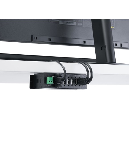 StarTech.com Hub USB industriale a 7 porte, predisposto per il montaggio