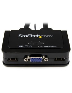 StarTech.com Switch Commutatore KVM USB VGA a 2 porte - Alimentato via USB con pulsante di commutazione a distanza 2