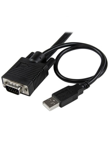 StarTech.com Switch Commutatore KVM USB VGA a 2 porte - Alimentato via USB con pulsante di commutazione a distanza