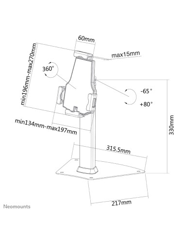 Neomounts by Newstar supporto per tablet
