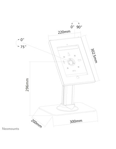 Neomounts by Newstar supporto er iPad  iPad Air  iPad Pro 9.7"