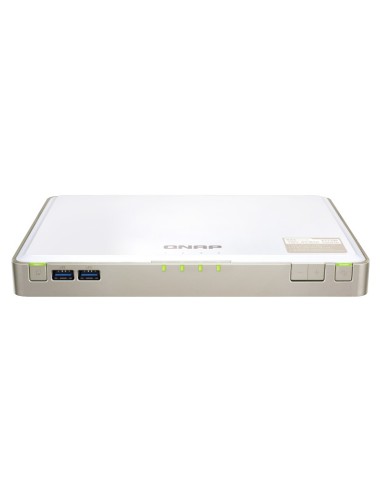QNAP TBS-453DX NAS Compatta Collegamento ethernet LAN Bianco J4105