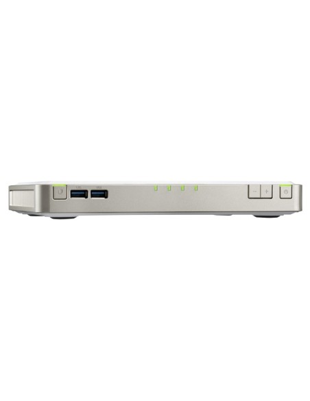 QNAP TBS-453DX NAS Compatta Collegamento ethernet LAN Bianco J4105