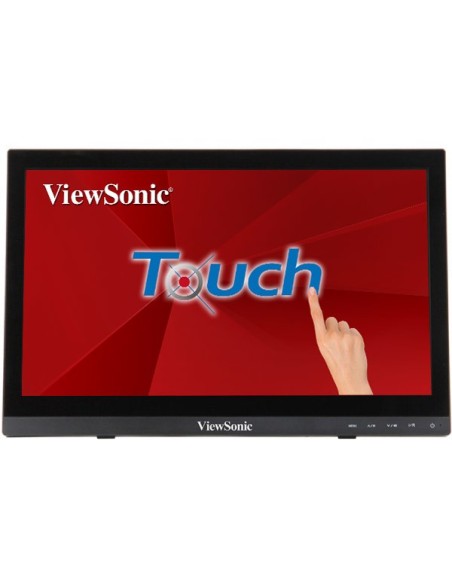 Viewsonic TD1630-3 monitor touch screen 39,6 cm (15.6") 1366 x 768 Pixel Multi-touch Multi utente Nero