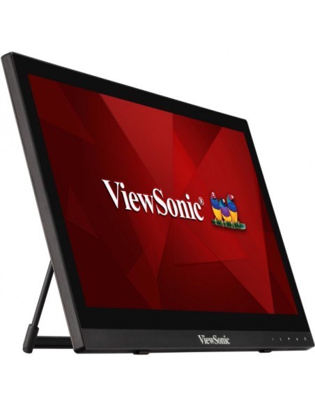 Viewsonic TD1630-3 monitor touch screen 39,6 cm (15.6") 1366 x 768 Pixel Multi-touch Multi utente Nero