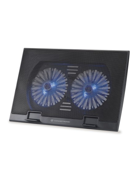 Conceptronic THANA02B base di raffreddamento per notebook 43,2 cm (17") Nero