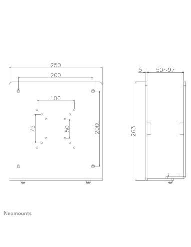 Neomounts by Newstar titolare thin client