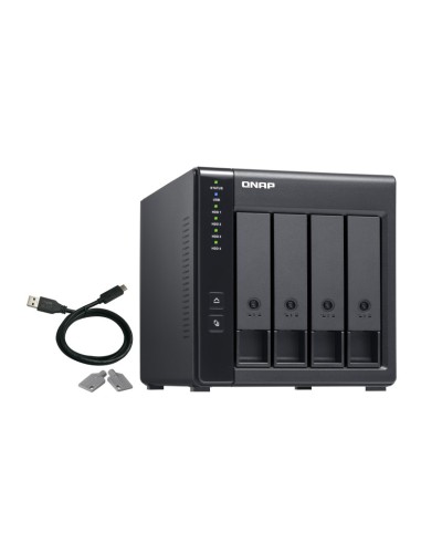 QNAP TR-004 array di dischi Nero