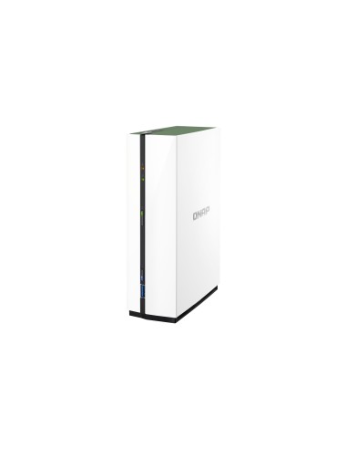 QNAP TS-128A server NAS e di archiviazione Mini Tower Collegamento ethernet LAN Bianco RTD1295