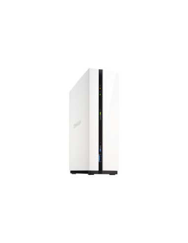 QNAP TS-128A server NAS e di archiviazione Mini Tower Collegamento ethernet LAN Bianco RTD1295