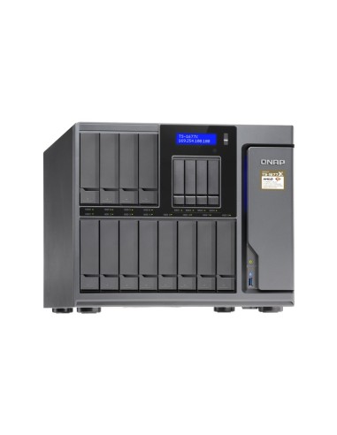 QNAP TS-1677X NAS Tower Collegamento ethernet LAN Nero 1700