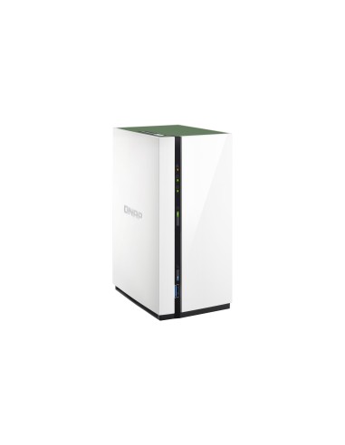 QNAP TS-228A server NAS e di archiviazione Mini Tower Collegamento ethernet LAN Bianco RTD1295