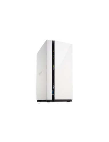 QNAP TS-228A server NAS e di archiviazione Mini Tower Collegamento ethernet LAN Bianco RTD1295