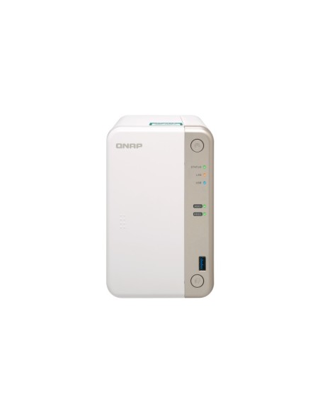 QNAP TS-251B NAS Tower Collegamento ethernet LAN Bianco J3355