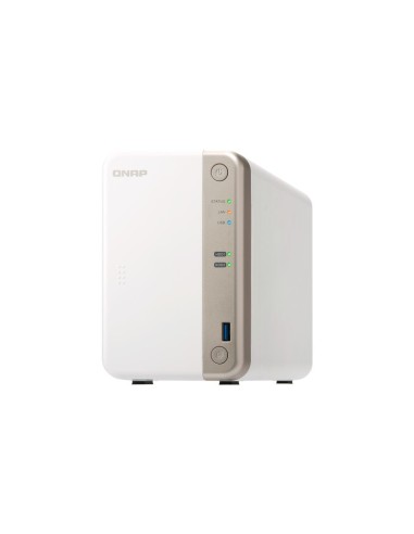QNAP TS-251B NAS Tower Collegamento ethernet LAN Bianco J3355