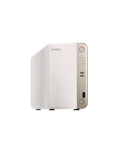 QNAP TS-251B NAS Tower Collegamento ethernet LAN Bianco J3355