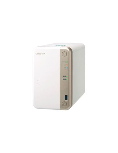 QNAP TS-251B NAS Tower Collegamento ethernet LAN Bianco J3355