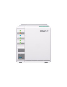 QNAP TS-328 server NAS e di archiviazione Desktop Collegamento ethernet LAN Bianco RTD1296
