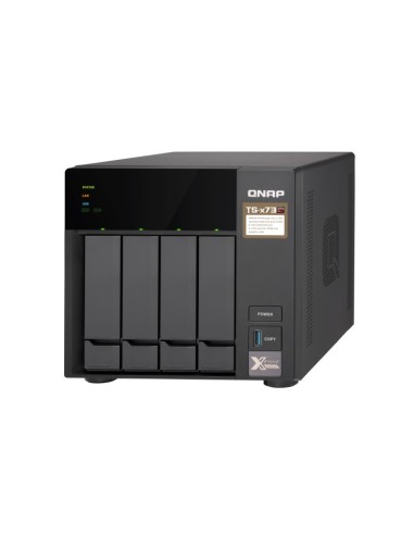 QNAP TS-473 NAS Tower Collegamento ethernet LAN Nero RX-421ND