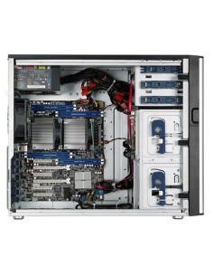 ASUS TS500-E8-PS4 Intel® C612 LGA 2011-v3 Armadio (5U) Nero, Argento 2