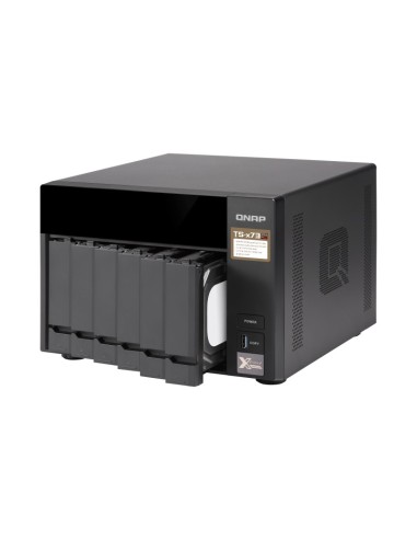 QNAP TS-673 NAS Tower Collegamento ethernet LAN Nero RX-421ND