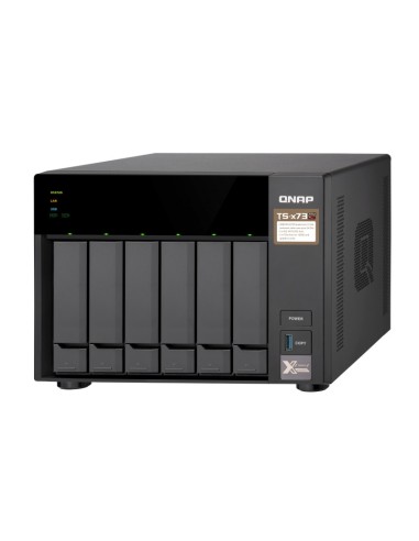 QNAP TS-673 NAS Tower Collegamento ethernet LAN Nero RX-421ND