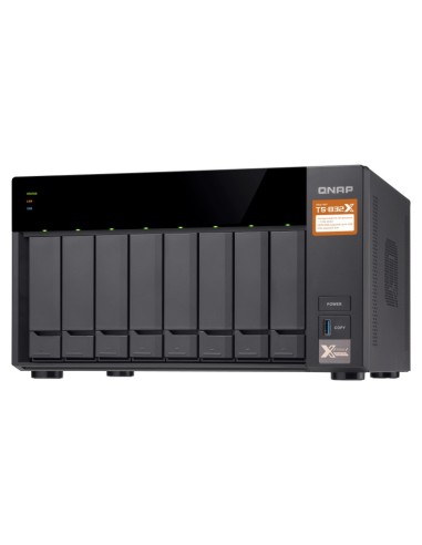QNAP TS-832X NAS Tower Collegamento ethernet LAN Nero Alpine AL-324