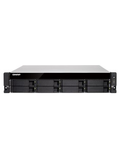 QNAP TS-877XU-RP NAS Armadio (2U) Collegamento ethernet LAN Nero 2600