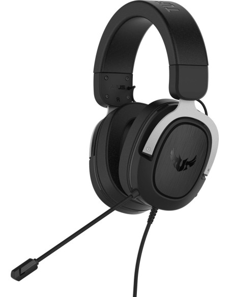 ASUS TUF Gaming H3 Auricolare Cablato A Padiglione Giocare Nero, Grigio