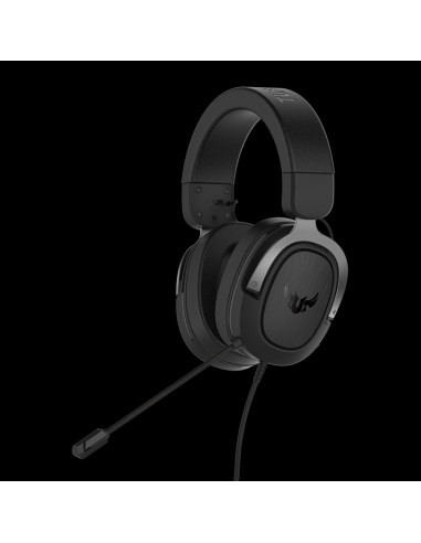 ASUS TUF Gaming H3 Auricolare Cablato A Padiglione Giocare Nero, Grigio