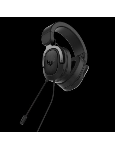 ASUS TUF Gaming H3 Auricolare Cablato A Padiglione Giocare Nero, Grigio
