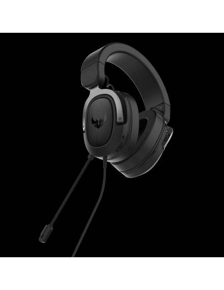 ASUS TUF Gaming H3 Auricolare Cablato A Padiglione Giocare Nero, Grigio