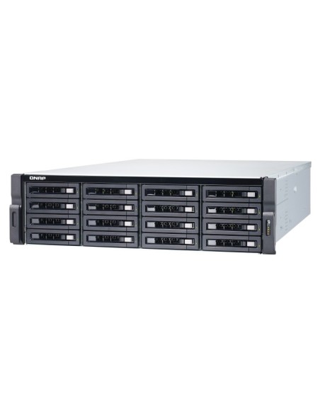 QNAP TVS-1672XU-RP NAS Armadio (3U) Collegamento ethernet LAN Nero i3-8100