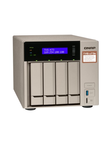 QNAP TVS-473E NAS Tower Collegamento ethernet LAN Grigio RX-421BD