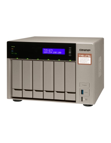 QNAP TVS-673E NAS Tower Collegamento ethernet LAN Grigio RX-421BD