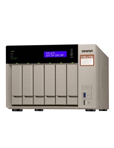 QNAP TVS-673E NAS Tower Collegamento ethernet LAN Grigio RX-421BD