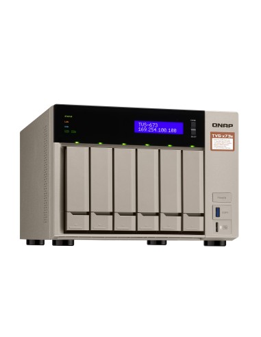 QNAP TVS-673E NAS Tower Collegamento ethernet LAN Grigio RX-421BD