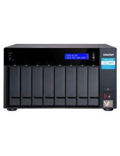 QNAP TVS-872N NAS Tower Collegamento ethernet LAN Nero i3-8100T