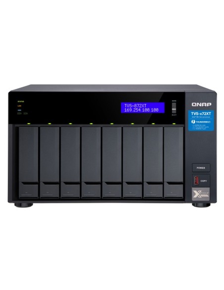 QNAP TVS-872XT NAS Tower Collegamento ethernet LAN Nero i5-8400T