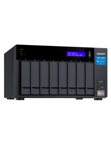 QNAP TVS-872XT NAS Tower Collegamento ethernet LAN Nero i5-8400T