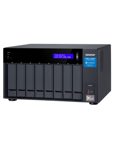 QNAP TVS-872XT NAS Tower Collegamento ethernet LAN Nero i5-8400T