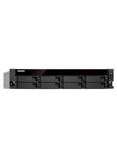 QNAP TVS-872XU-RP NAS Armadio (2U) Collegamento ethernet LAN Nero i3-8100