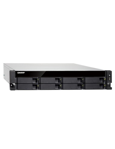 QNAP TVS-872XU-RP NAS Armadio (2U) Collegamento ethernet LAN Nero i3-8100
