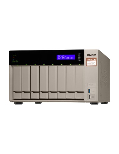 QNAP TVS-873E NAS Tower Collegamento ethernet LAN Grigio RX-421BD