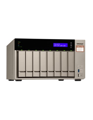 QNAP TVS-873E NAS Tower Collegamento ethernet LAN Grigio RX-421BD